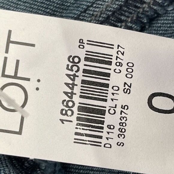 The Loft Bermuda Denim Dark Wash Jean Roll Up Shorts - Picture 10 of 10